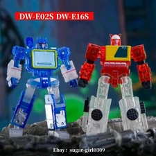 DR-WU DW-E02S&DW-E16S Transparent Ver. MONITOR SOUND MASTER 6cm MINI Robots