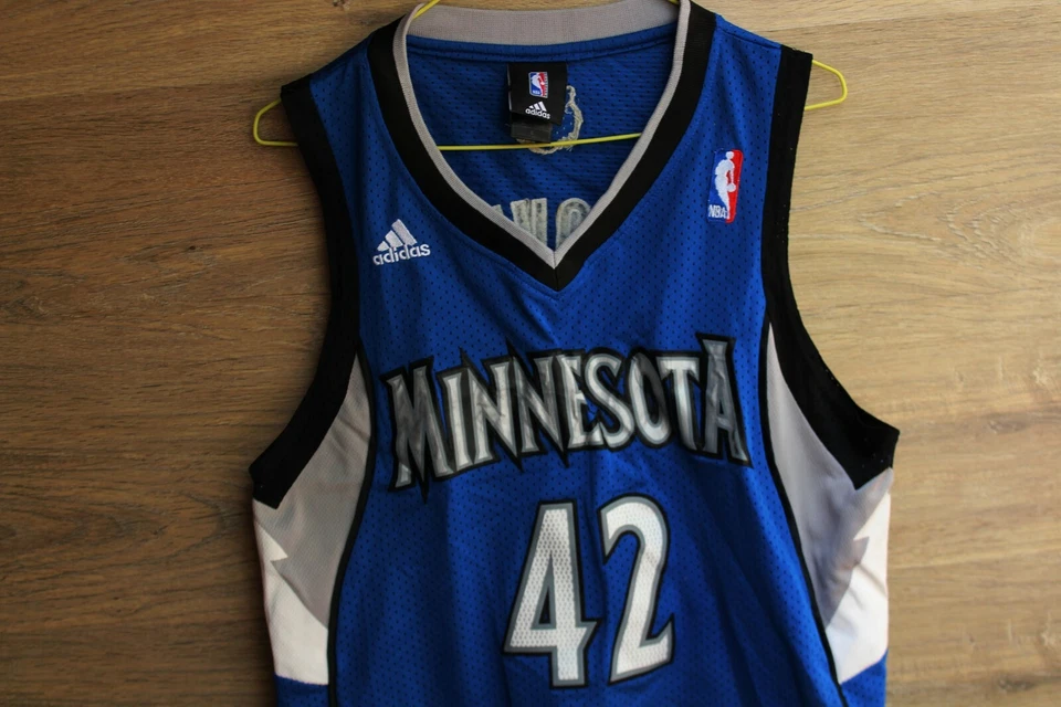 CAMISETA DE BALONCESTO NBA MINNESOTA TIMBERWOLVES CAMISETA ADIDAS LOVE #42 TALLA S ADULTO Foto 3 de 4