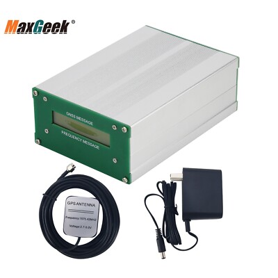 LCD-GNSS GPS Clock 10MHz GNSS Disciplined Oscillator with LCD for GPS+GAL+GLO