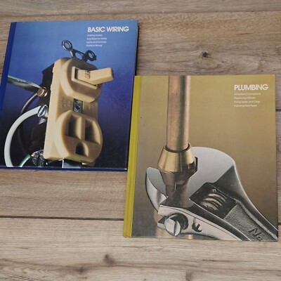 Book Bundle DIY: Plumbing Basic Wiring Electrical Manual Home Repairs Homeowners