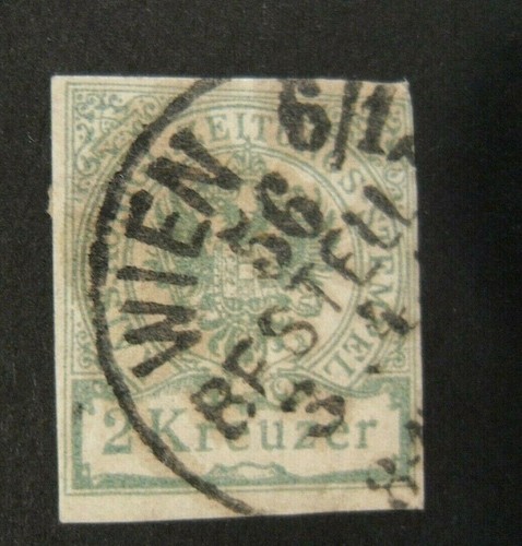 AUSTRIA, AUSTRIA EMPIRE 1890 "Eagle .Tax markers x newspapers " 2K. green used