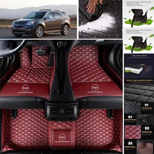 For Chevrolet Suburban Tahoe Car Floor Mats Custom Leather Auto Carpets Handmade - Foto 16 di 33