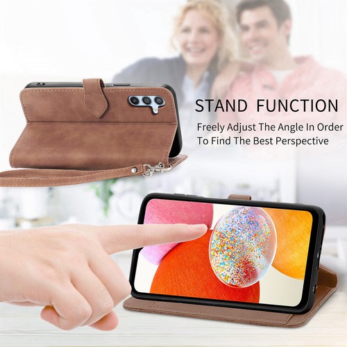 For Samsung Galaxy A73 A54 A05 A33 A14 Flip Leather Zipper Wallet Phone Case - Picture 4 of 33