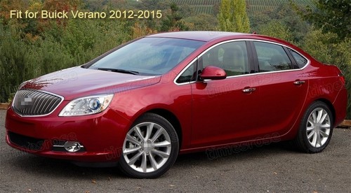 Front & Rear Window Visor Deflector Vent Shade for Buick Verano 2012-2015 13 14 - Picture 2 of 7