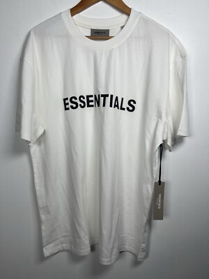 Fear Of Good  Essentials Tee Shirt Size Large White  NWT 100% Authentic