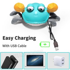 Electric Music Crawling Crab Baby Toy LED Light Up Kids Toddler Interactive Toys — image 8