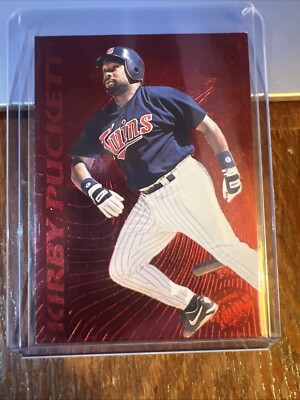 #ad #ad Kirby Puckett 1996 Pacific Prisms RED HOT STARS #9 Twins HOF RARE FOIL INSERT $29.99