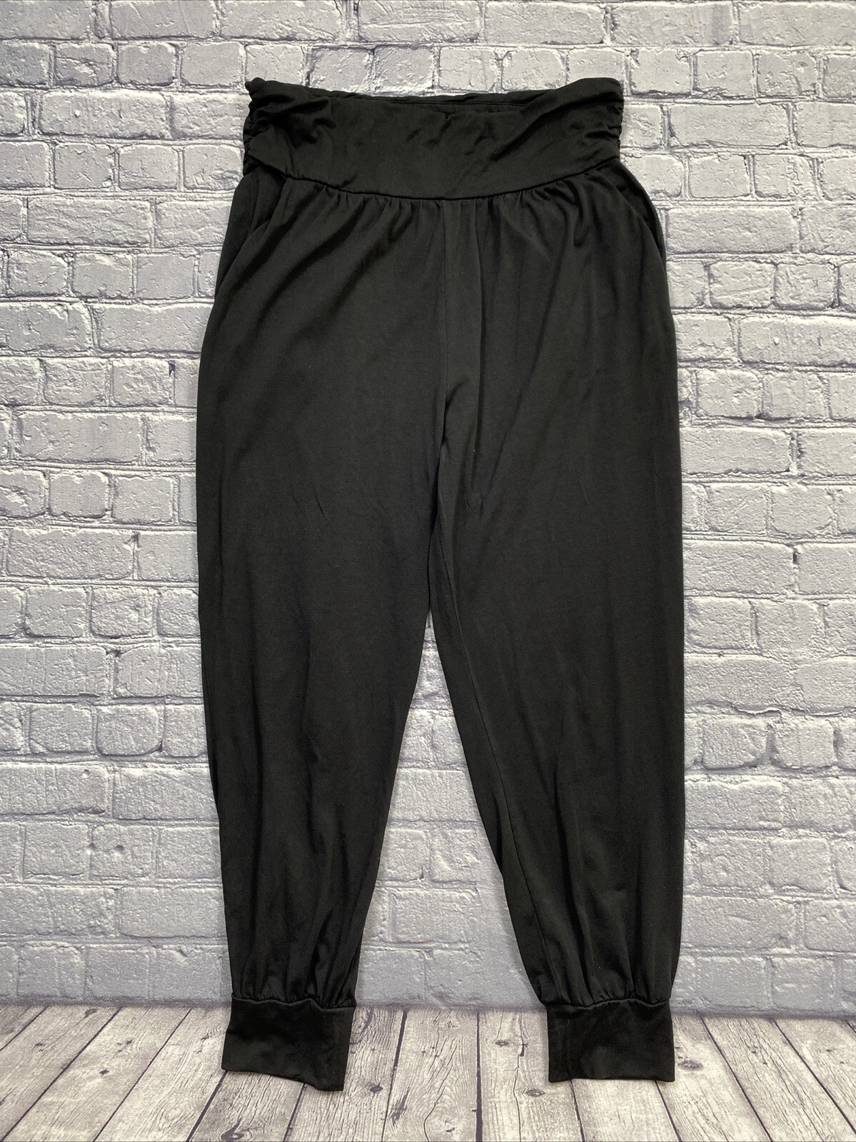 Boden Black Jogger Pants US 10 UK 14 Athleisure Lounge Wear