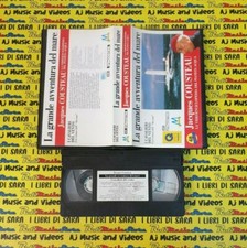 VHS film I CAVALIERI DEL VENTO Jacques Cousteau grande avventura mare(F49)no dvd