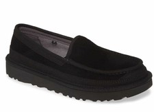 ugg dex moc toe water resistant leather slipper
