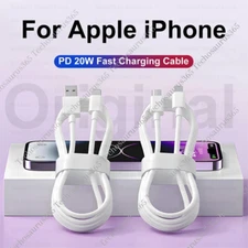 Fast Charger USB PD Type C Charging Cable Lot For iPhone 14 13 12 11Pro Max XR 8