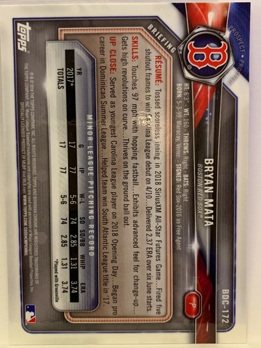 2018 Bowman Draft Chrome Draft 1st Bowman BDC1-BDC200 You Pick your cards (a100) - Picture 261 of 315