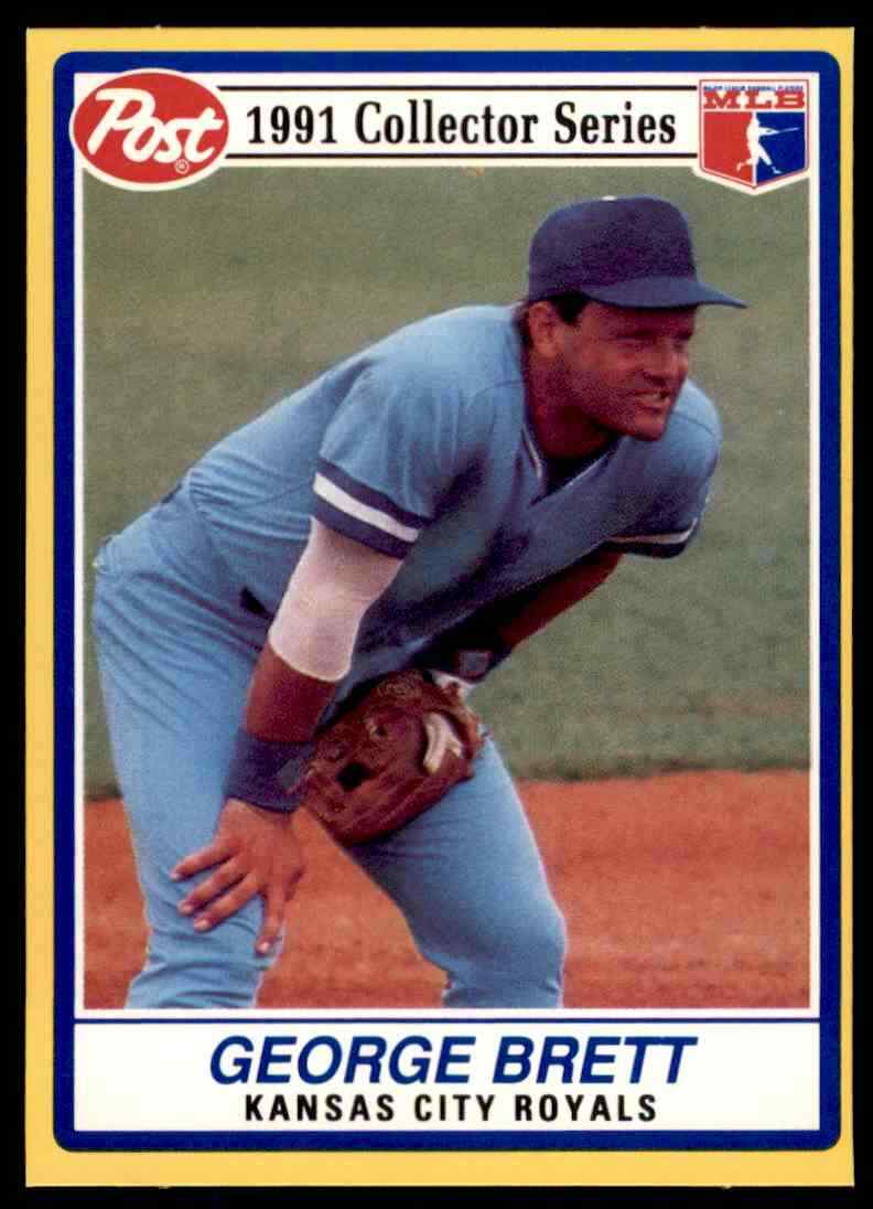 1991 POST COLLECTOR SERIES ODDBALL GEORGE BRETT KANSAS CITY ROYALS