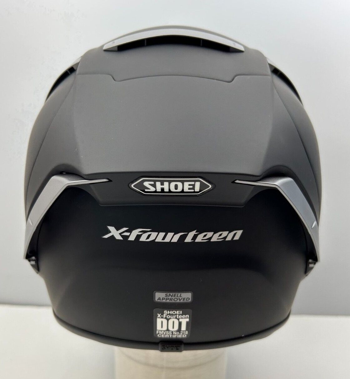 Open Box Shoei X-14 Full Face Motorcycle Helmet Black Size Medium