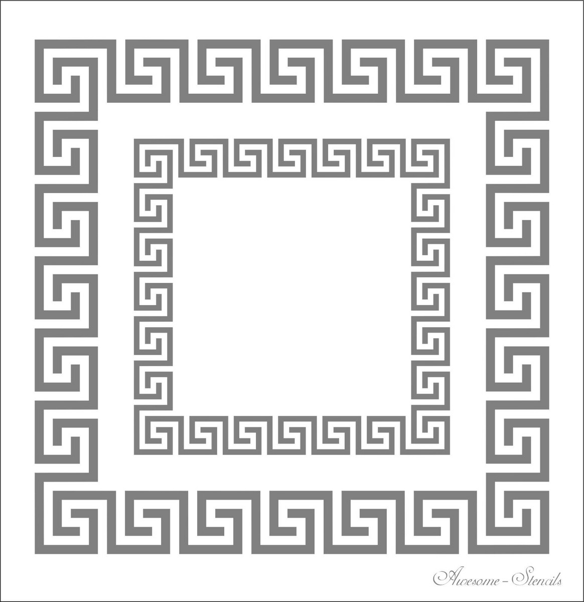 Stencils Greek Key Border with Corners Pattern Paint Craft Art | eBay stencils-greek-key-border-with-corners-pattern-paint-craft-art-ebay