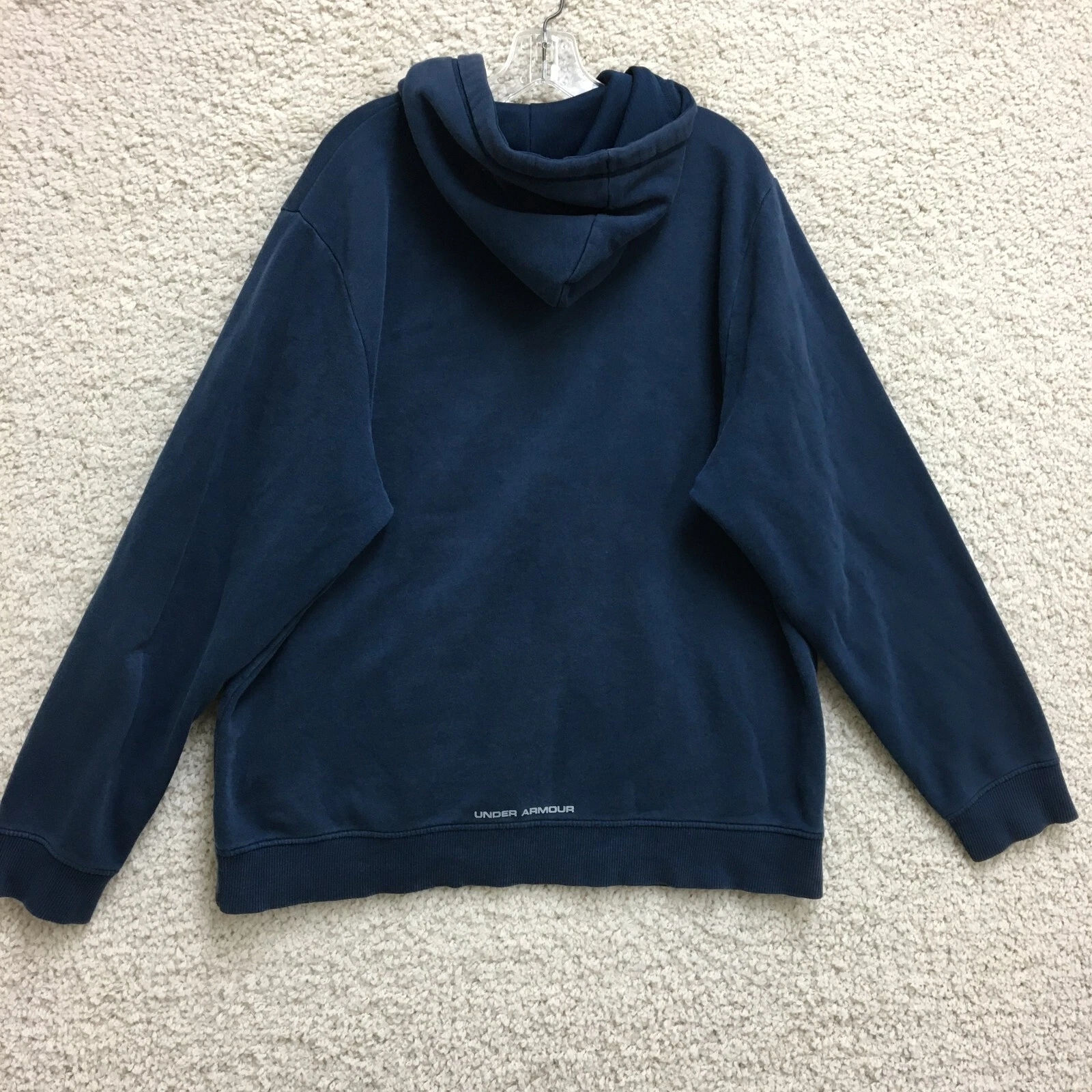 VETEMENTS Under Armour Maglione Extra Large Adulto Blu Felpa Sciolta Pullover Logo Uomo XL