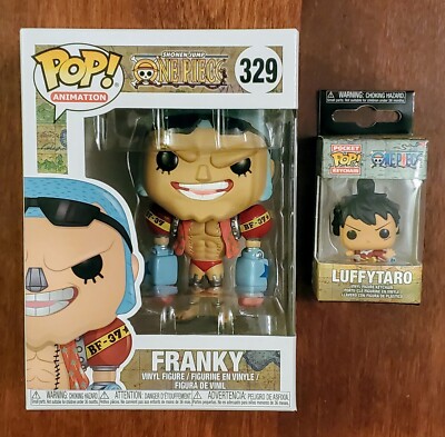 FUNKO POP! ANIMATION ONE PIECE FRANKY #329 + NEW PROTECTOR +
