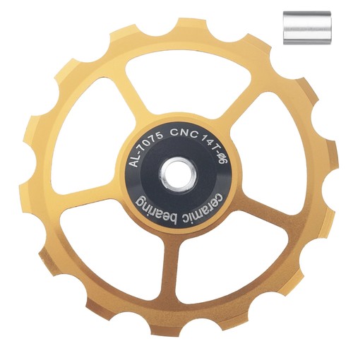 MTB Bicycle Rear Derailleur Jockey Wheel Ceramic Bearing Pulley AL7075 CNC - Picture 33 of 48