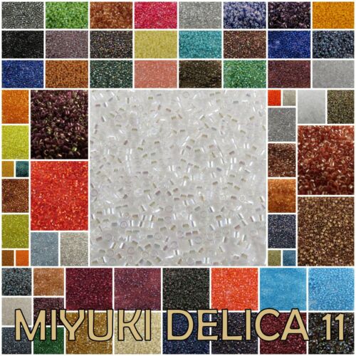Delica 11/0 Perline Semi Miyuki #10-169 7,2 grammi - Foto 1 di 39