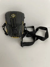 FELLOWES BODY GLOVE Small Adjustable Strap Camera Soft Case/Bag Crossbody Gray