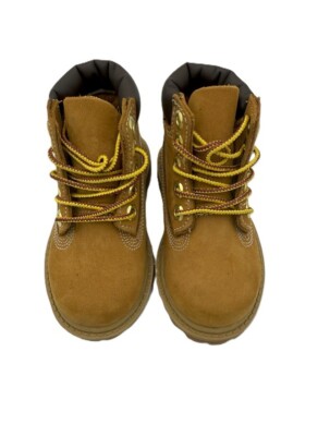 TIMBERLAND 6 INCH PREMIUM  WHEAT BOOT TODDLERS SIZE 5M/M TB012809