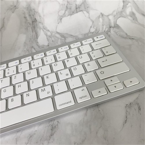 78 Keys Slim Wireless German Bluetooth Keyboard Multifunctional Desktop Laptop - Picture 2 of 7