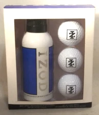 Izod Men .40 EDT Gift Set Golf balls NEW Discontinued Body Spray Cologne