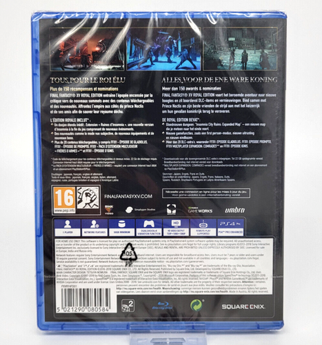 Final Fantasy XV Royal Edition Playstation 4 PS4 - New, Factory Sealed - Picture 2 of 2