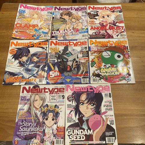 Newtype USA Magazin Menge 8 Ausgaben KEINE DVDs