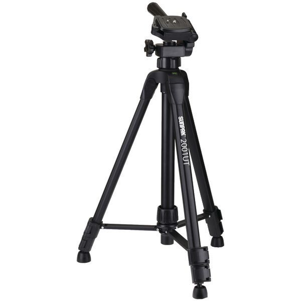 Sunpak 620-020 Штатив грузоподъемностью 7 фунтов с 3-ходовой поворотной головкой, 50,75 дюйма. Расширенный