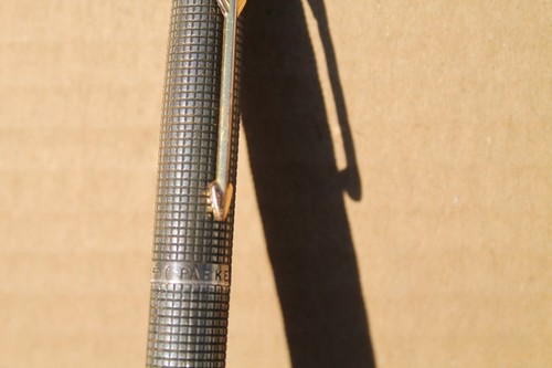 Silver fountain pen ''Paker'' /Gold nib - 0.750/ - Picture 5 of 16