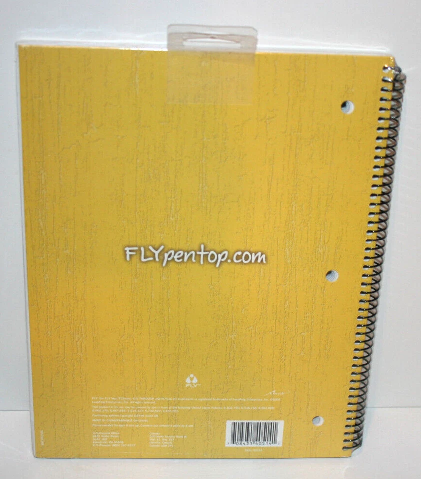 NEW 2005 Fly Notebook Interactive Open Paper Works Only w/Fly Pentop Computer - Image 3 of 4