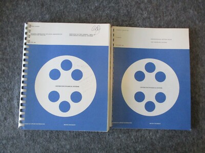 1965-67 NASA APOLLO USAF CENTER DYNAMICAL SYSTEMS ANALYSIS/DESIGN-ORIGINAL BOOKS