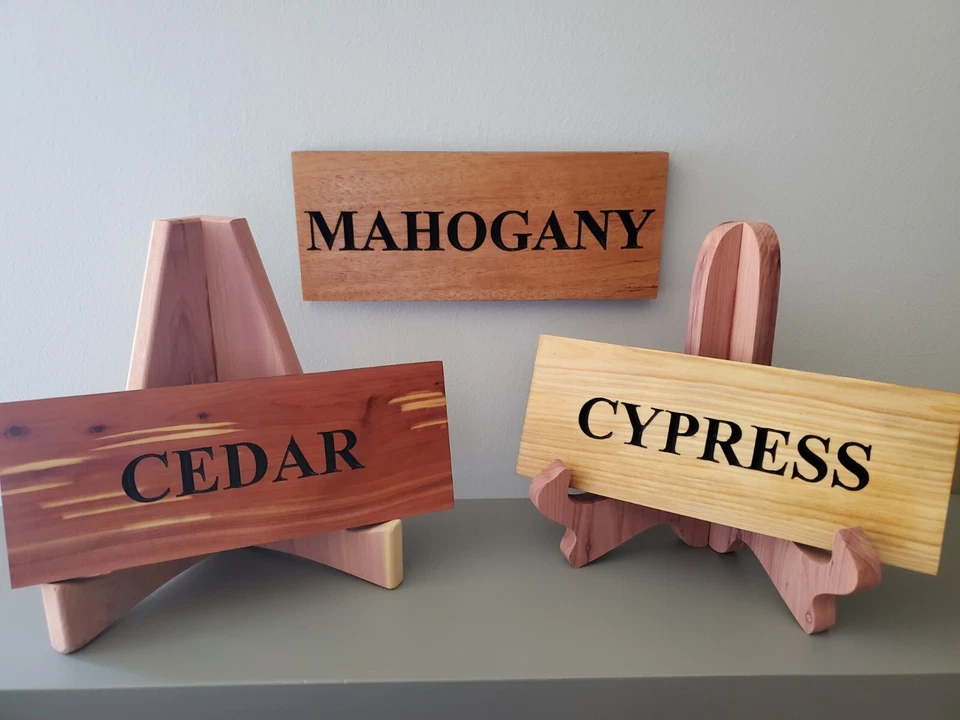 Rustic House Street Number Plaque Custom Address Sign Carved Wood Personalized - Image 3 of 4