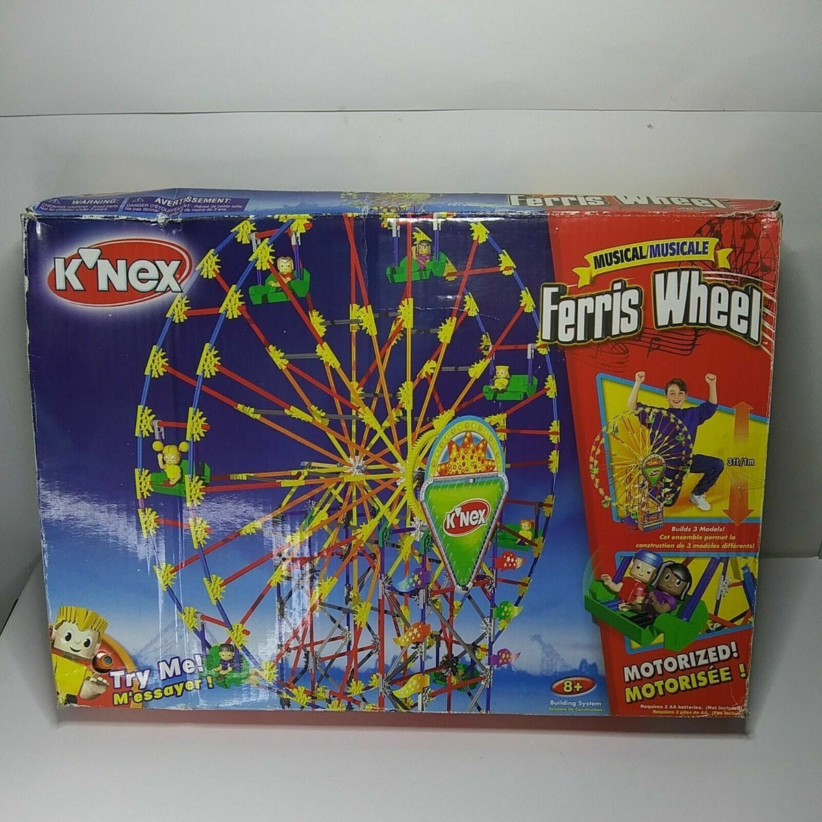 K'NEX 15133 Motorized Musical Ferris Wheel - Excellent Set; Box