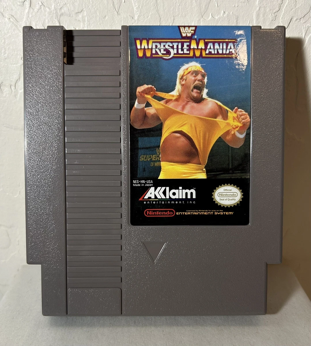 WWF WRESTLEMANIA Nintendo NES Wrestling Video Game Tested And Working