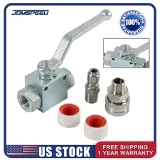 3/8" Ball Valve Fit Pressure Washers Max 4500 PSI 3/8" fitting Female Out