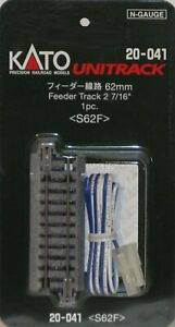 KATO N Scale 20-043 62mm Dual Feeder Track Ws62fpc for sale online