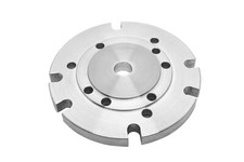 PAULIMOT Montageflansch f&uuml;r Drehfutter &Oslash; 100 mm / 125 mm zu Teilapparat