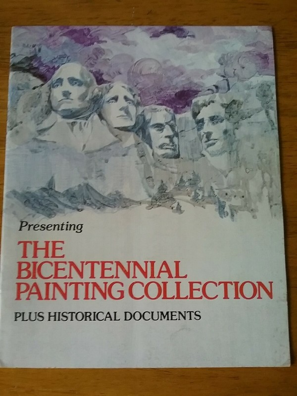 The Bicentennial  Painting Collection Plus Historical Documents Book 1974