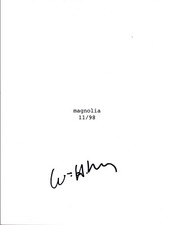 William H Macy Signed Autographed MAGNOLIA Full Movie Script COA VD