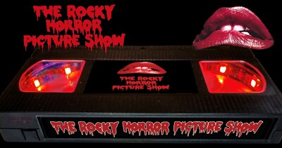 Rocky Horror Picture Show (1975) - Retro VHS Lamp +Remote Control - 70s Musical