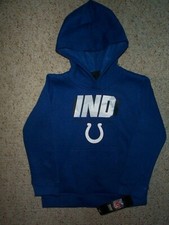  40 Indianapolis Colts nfl Jersey Hoodie Sweatshirt YOUTH KIDS BOYS 4-5 