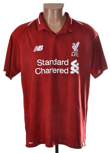 LIVERPOOL 2018/2019 HOME FOOTBALL SHIRT JERSEY SIZE L ADULT NEW BALANCE