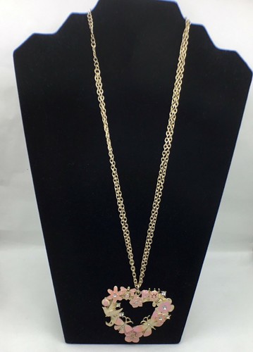 Vintage Bijoux Terner Pink Heart 