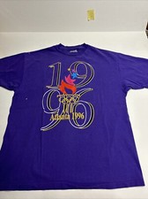 Vtg Olympics Atlanta 1996 Centennial Games Purple T Shirt Hanes Unisex XL  5