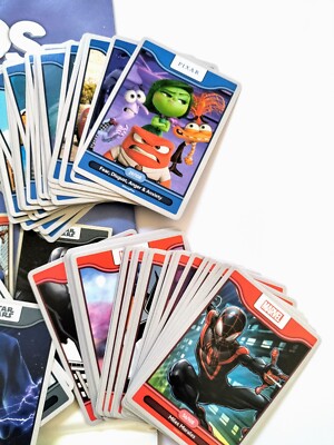 Disney Worlds of Wonder コレクションカードセット Disney WORLDS OF WONDER Complete Set Album 108 cards Pixar Marvel