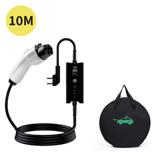 10M 3 Pin 8/10/13A EV Charging Cable Type 2 UK Plug Electric Vehicle