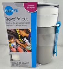 Safefit Baby Travel Wipes Starter Pack, Includes Adjustable Strap