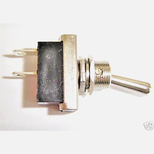 On Off Metal Toggle Chrome Flick Switch Race And Rally 25Amp Heavy Duty ...
